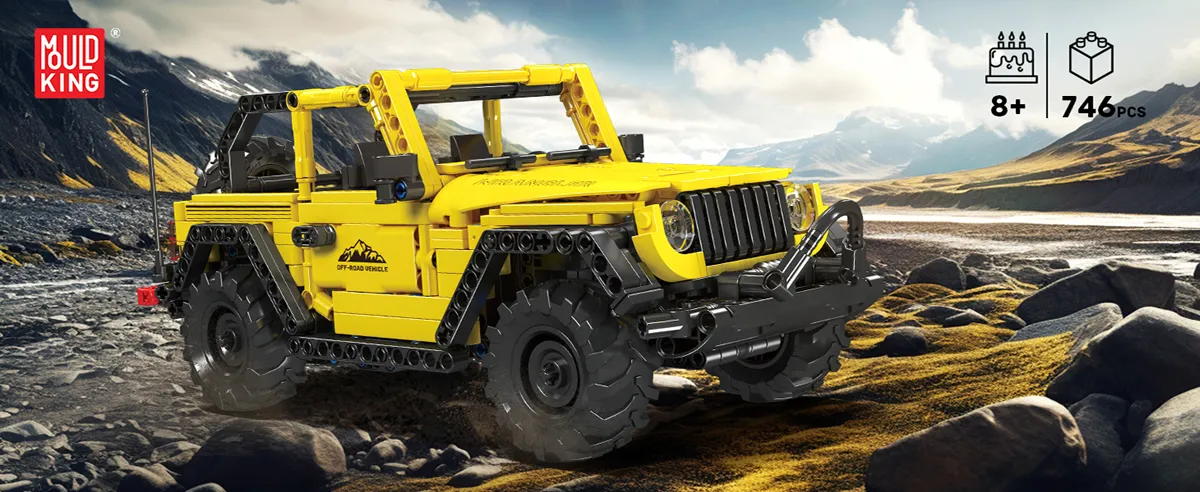 لگو مولدکینگ 15058 ماشین آفرود Jeep Wrangler عقب کش