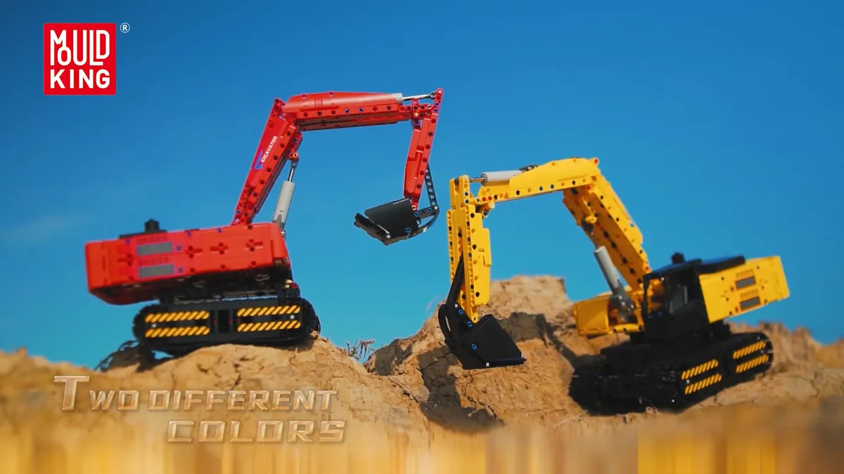 لگو مولد کینگ 15062 ماشین بیل مکانیکی Mechanical Digger Red کنترلی