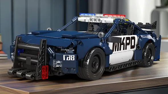 لگو مولدکینگ 15073 ماشین پلیس Ford Mustang Barricade عقب کش