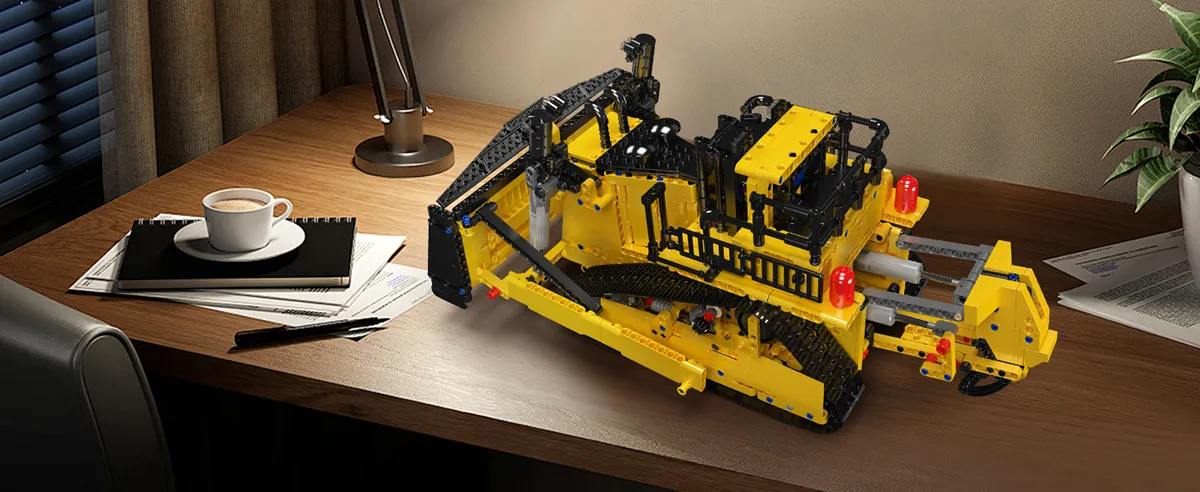 لگو مولدکینگ 15084 ماشین بولدوزر Caterpillar D11 ریموت دار