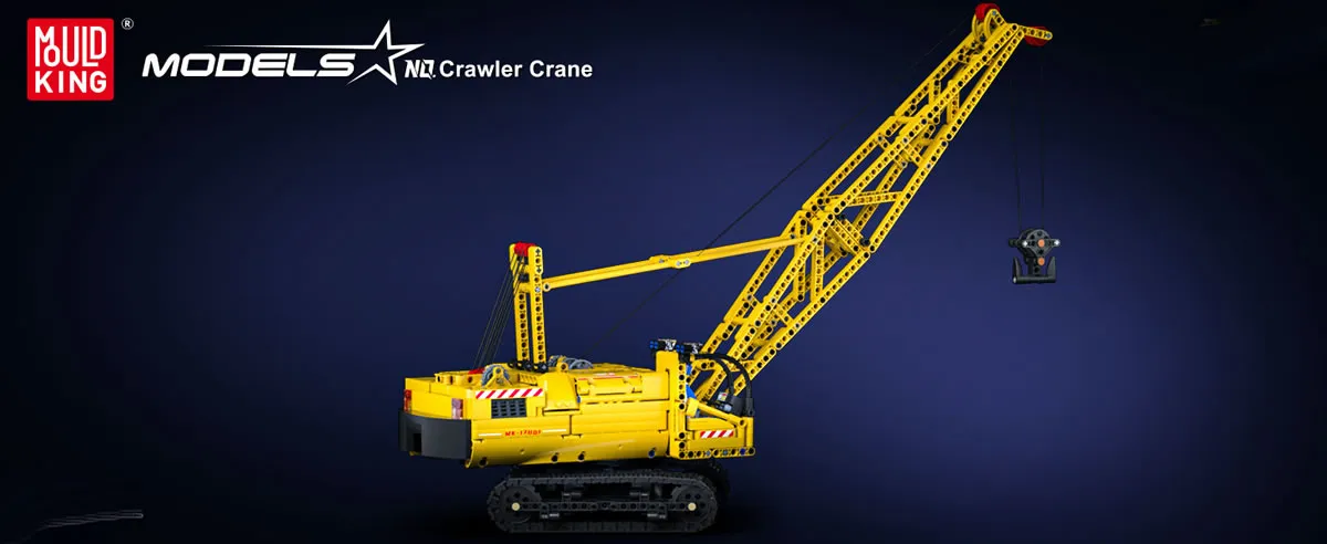 لگو مولد کینگ 17001 جرثقیل خزنده Crawler Crane کنترلی