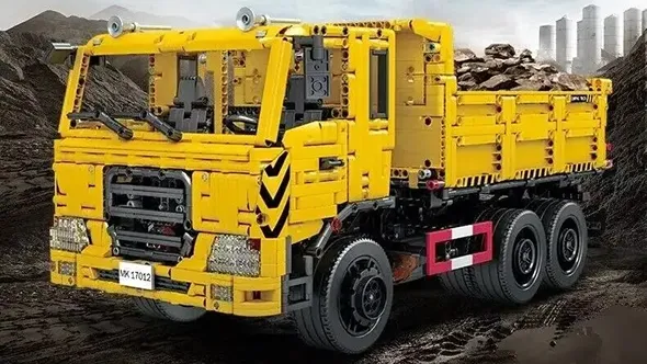 لگو مولد کینگ 17012 ماشین کامیون کمپرسی Three-Way Dump Truck