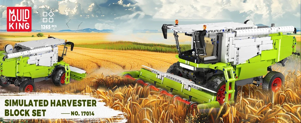 لگو مولد کینگ 17014 ماشین برداشت Harvester کنترلی