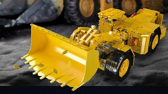 لگو مولد کینگ 17056 ماشین لودر معدن R3000H Mine Loader کنترلی