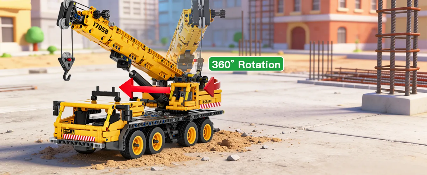 لگو مولد کینگ 17058 جرثقیل مکانیکی Mechanical Crane