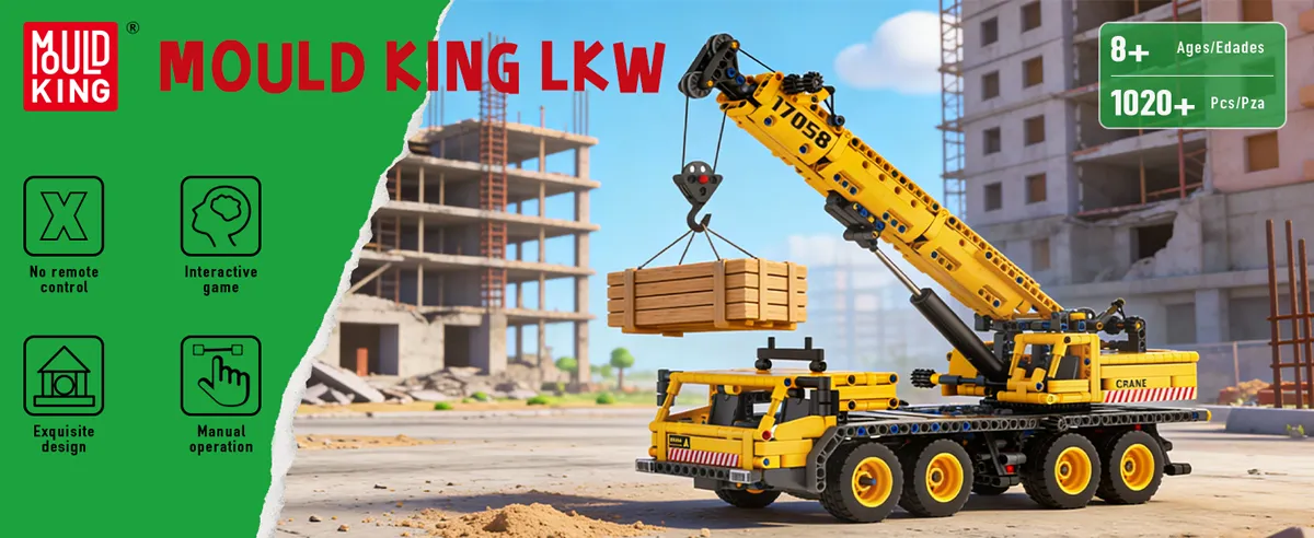 لگو مولد کینگ 17058 جرثقیل مکانیکی Mechanical Crane