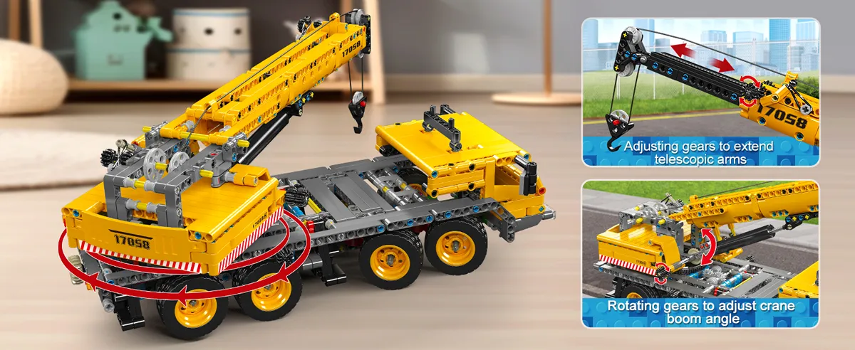 لگو مولد کینگ 17058 جرثقیل مکانیکی Mechanical Crane