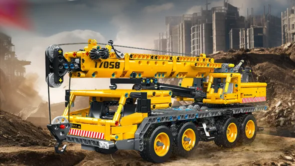 لگو مولد کینگ 17058 جرثقیل مکانیکی Mechanical Crane