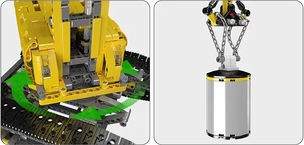 لگو مولد کینگ 17059 جرثقیل برجی متحرک Mobile Tower Crane کنترلی