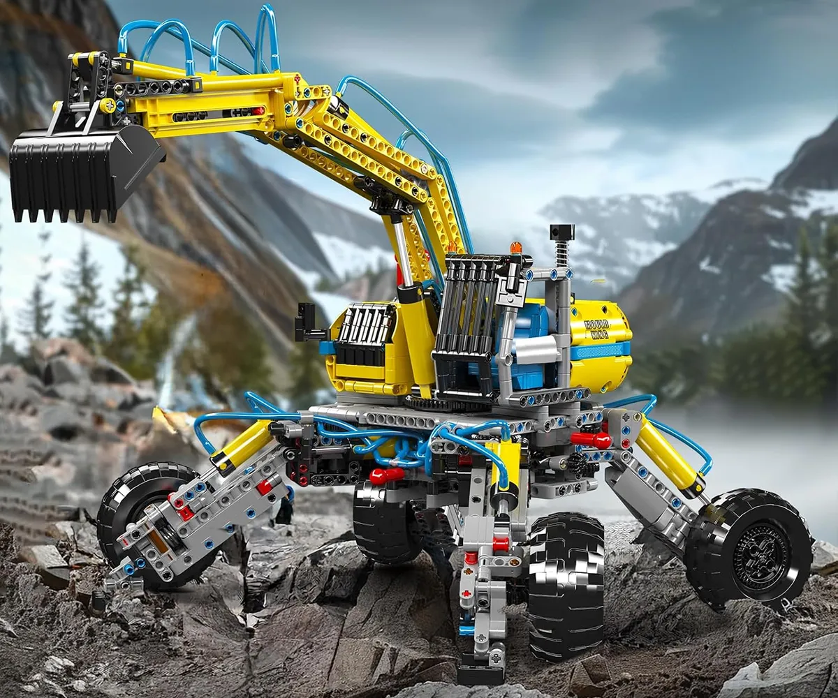 لگو مولد کینگ 17060 ماشین بیل مکانیکی همه کاره All Terrain Excavator