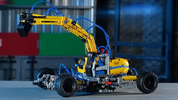 لگو مولد کینگ 17060 ماشین بیل مکانیکی همه کاره All Terrain Excavator