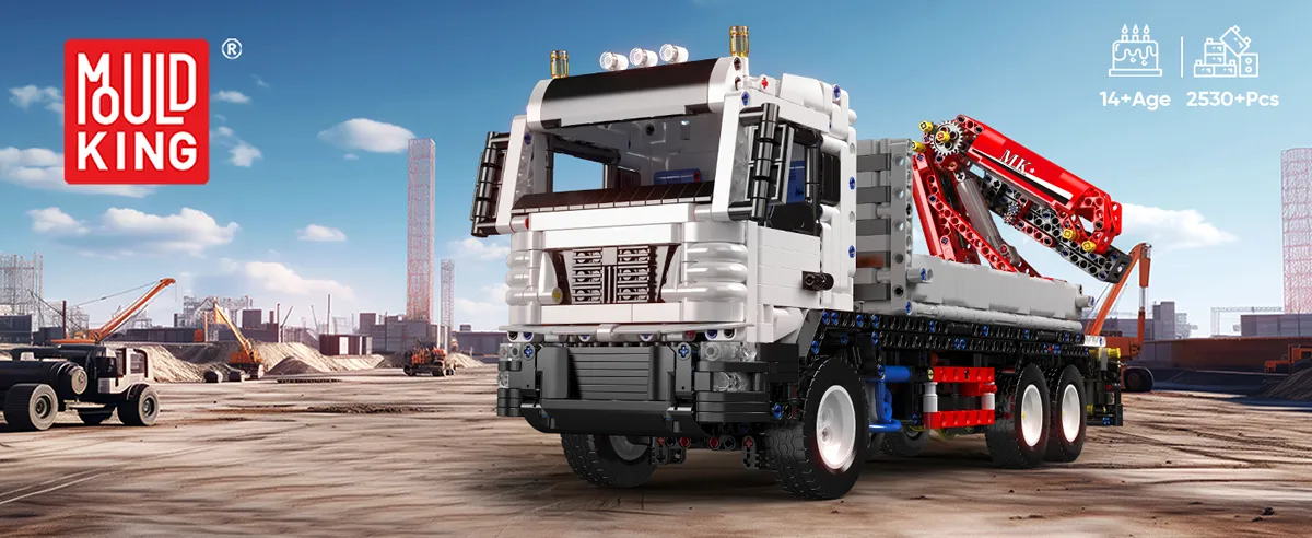 لگو مولد کینگ 17063 جرثقیل کامیونی Truck Mounted Crane کنترلی