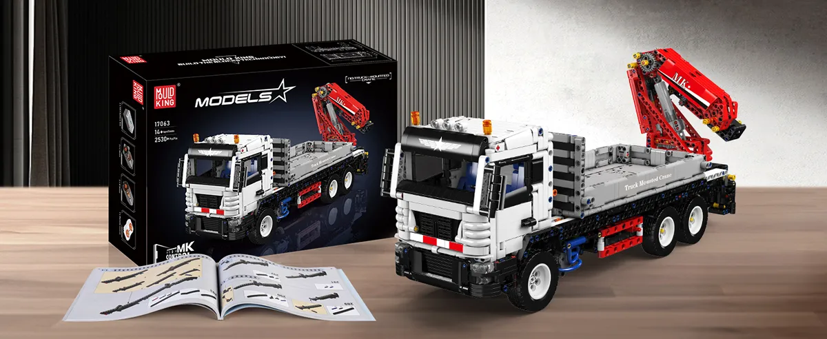 لگو مولد کینگ 17063 جرثقیل کامیونی Truck Mounted Crane کنترلی