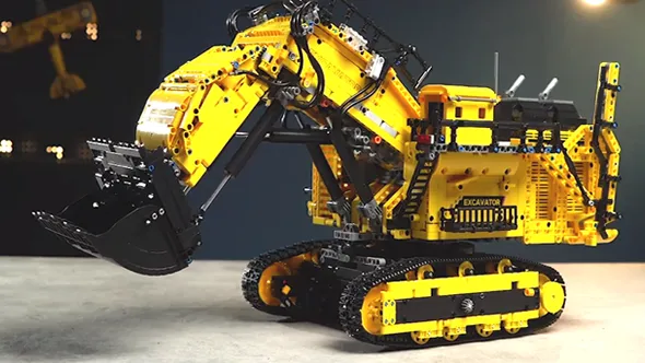 مولدکینگ 17070 ماشین بیل مکانیکی Heavy duty Excavator Yellow