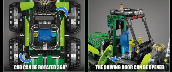لگو مولد کینگ 19006 ماشین جنگلداری Forest Machine الکتریک