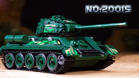 لگو مولد کینگ 20015 ماشین تانک T-34 Tank کنترلی