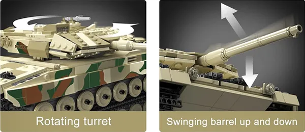 لگو مولد کینگ 20020 ماشین تانک Leopard 2 Tank کنترلی