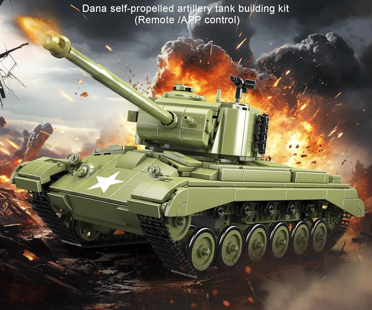 لگو مولد کینگ 20035 ماشین تانک M26 Pershing Tank کنترلی