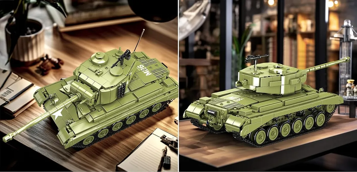 لگو مولد کینگ 20035 ماشین تانک M26 Pershing Tank کنترلی
